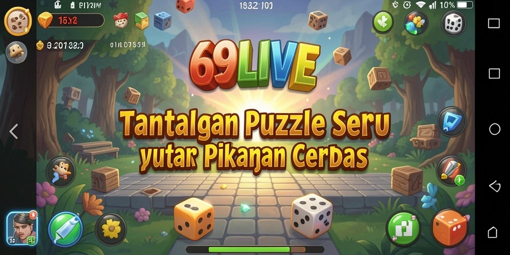 Tampilan gameplay seru di 69LIVE dengan berbagai teka-teki menarik.
