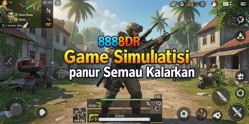 Screenshot dari gameplay menarik di 888IDR yang menunjukkan simulasi kehidupan.