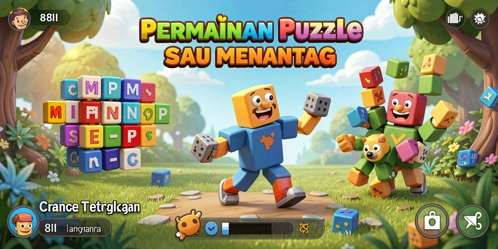 Tampilan gameplay 8II yang memikat dan penuh tantangan teka-teki.