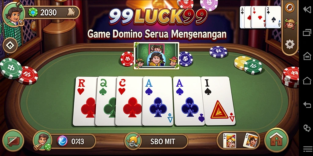 Tampilan gameplay seru dari 99LUCK99 dengan antarmuka menarik.