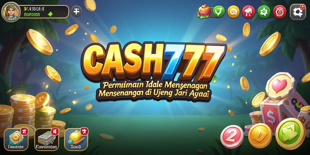 Screenshot menunjukkan gameplay Idle yang menarik di CASH777.