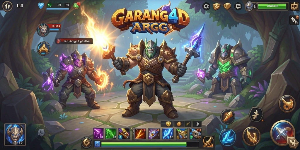 Tampilan gameplay mendebarkan dalam GARANG4D yang penuh aksi.