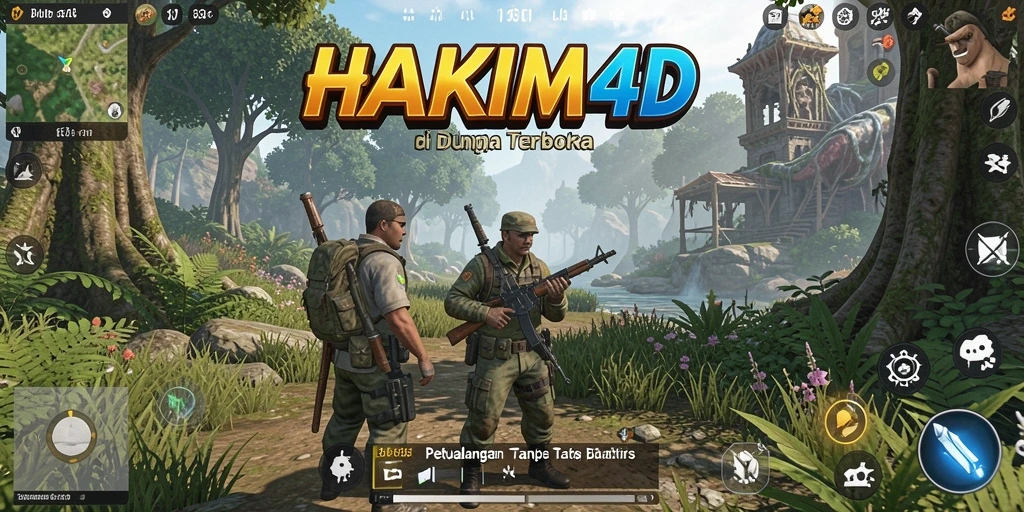 Screenshot HAKIM4D menampilkan gameplay Open World yang luas dan interaktif.