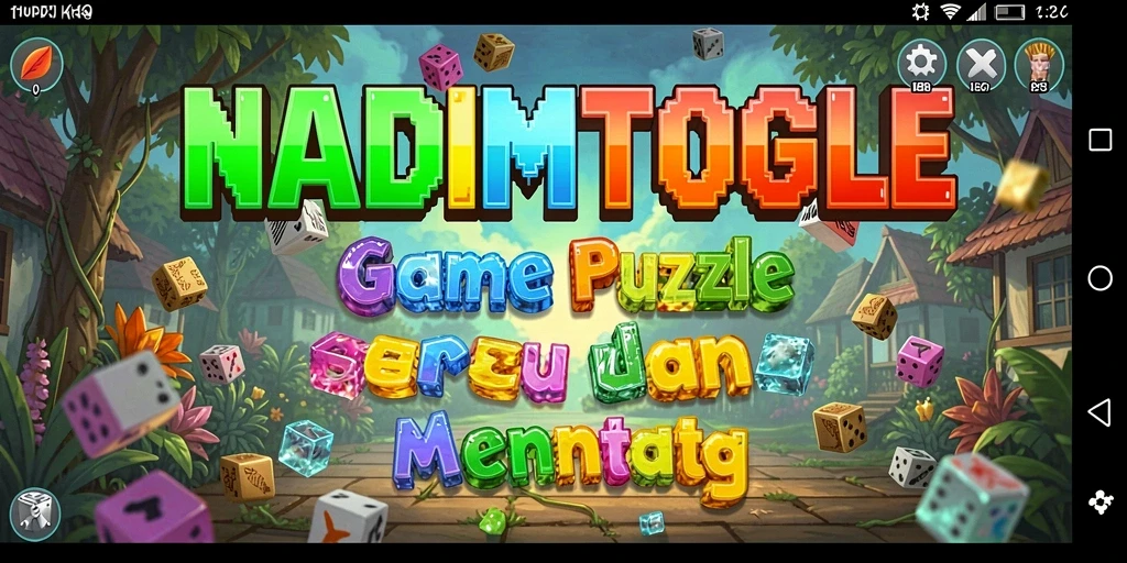 Tampilan gameplay seru dalam NADIMTOGEL dengan berbagai puzzle menarik.