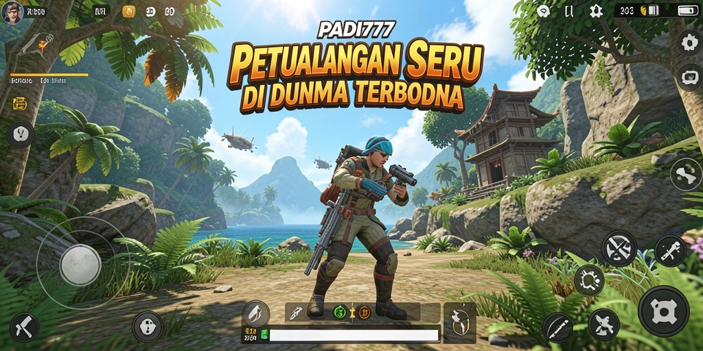 Screenshot gameplay PADI777 yang menunjukkan dunia terbuka yang luas dan menakjubkan.