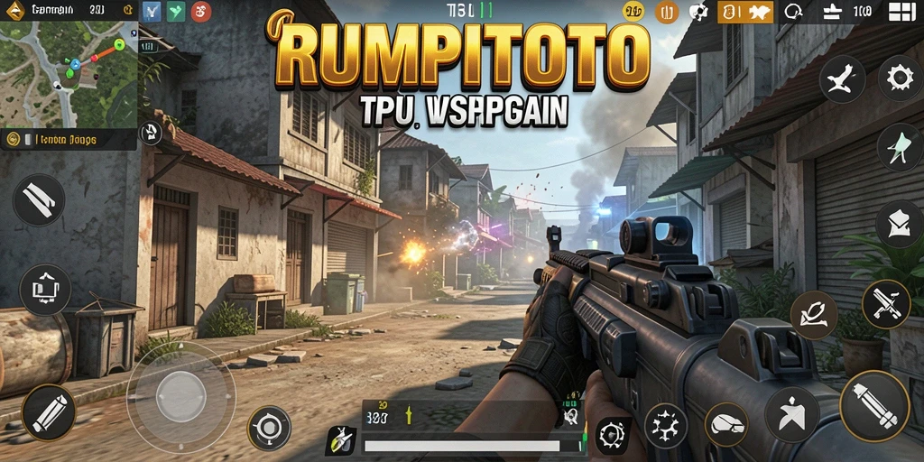 Gameplay menegangkan dalam RUMPITOTO dengan aksi seru.