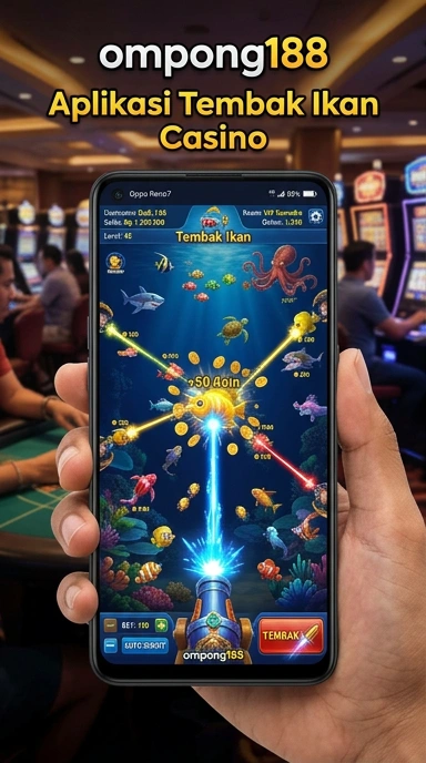 Tampilan utama aplikasi ompong188 dengan banyak pilihan aplikasi.